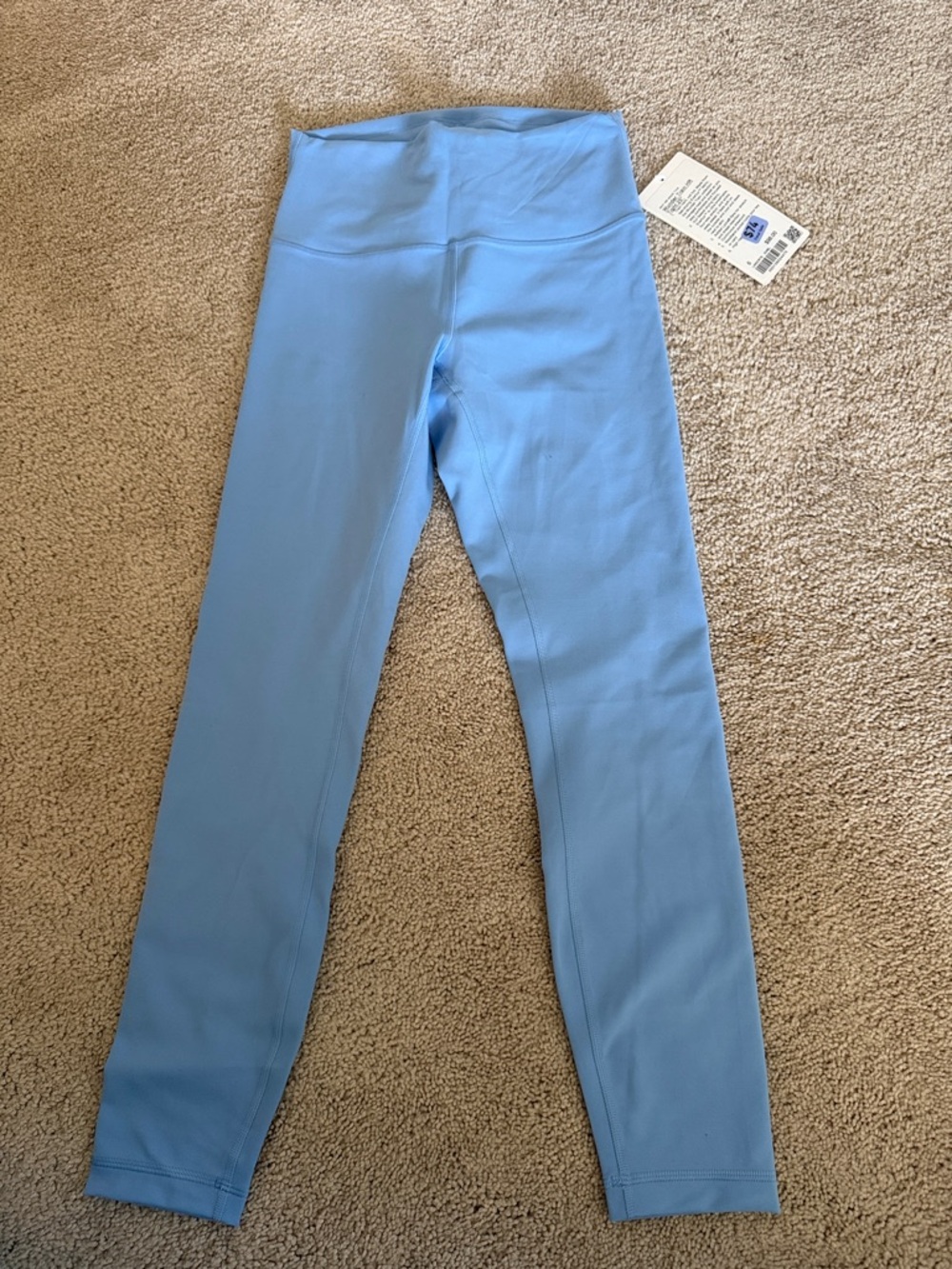 Lululemon Light Blue High-Rise Leggings